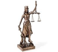 Magicsculp - Statue de la Justice de la Femme - Déesse Romaine Grecque de la Justice 32,8 cm