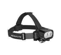 MagicShine Scoutlite Lumeo Lumière Frontale de tête 4000 lumens avec Paquet de Batterie, Double Faisceau Spot 28° + 102° diffus, Charge USB-C et Fonction Power Bank, culot Garmin
