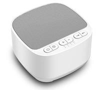 Magicteam Aide à l'endormissement - Bruit blanc avec 40 sons calmes naturels et fonction mémoire - 32 niveaux de volume - Courant alternatif ou USB - Minuterie d'endormissement