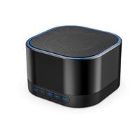 Magicteam Machine à bruit blanc avec 20 sons naturels apaisants sans boucle et fonction de mémoire, 32 niveaux de volume, minuteur de sommeil, thérapie pour bébés, enfants et adultes