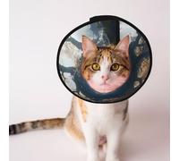 MagicTreePortal S Cônes personnalisés pour chien et chat Design unique Collier pour la récupération post-chirurgie, cou réglable