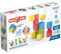 Magicube Full Color-Cubes Magnétiques À Empiler Pour Bébé D'1 An Et Plus-4 Couleurs-16 Blocs De Construction-1-5 Ans-100% Plastique Recyclé