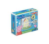 Geomag MagiCube 050 Peppa Pig - Peppa's House & Garden - Constructions Magnétiques et Jeux Educatifs, 4 Cubes Magnétiques, Multicolore