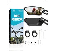 MAGICYCLE 2024 New 360 degree retractable Bike Mirrors 1 Pair Handlebar Rear View Mirror E-Bike Mirrors Adjustable Rotatable Safe Wide Angle HD Glass Bicycle Mirrors for Handlebars