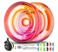 MAGICYOYO Double Usage pour Enfants - Parfait pour Débutants et Joueurs Avancés, Remplacement Supplémentaire Non Responsable + 12 Cordes + Outil de Retrait + Axle + Sac