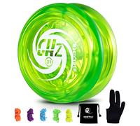 MAGICYOYO Yoyo Professionnel réactif D1 GHZ, Looping Yoyo réactifs pour Enfants débutant avec 5 Cordes, Gant Yo Yo, Sac Yo-yo