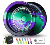 MAGICYOYO Yoyo réactif pour enfants, Pro JoJo V12 Finger Spin Yoyo pour les figures, yo-yo irréactif pour avancé, Stunt Yoyo avec 12 cordes Yoyo, kit d'accessoires Yo Yo Yo