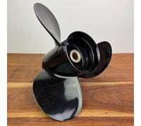 MAGICZEBRA Hélice de bateau en aluminium pour Johnson Evinrude OMC Cobra 40-140 CV hors-bord 14 x 13' 13 dents 3 lames 765181