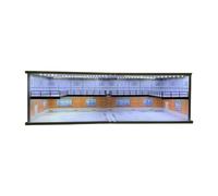 MagiDeal 1/64 à échelle montée sur le modèle Diecast Affichage de la voiture Simulation Parking Protection Protection Showcase Garage de voiture en alliage, Style B