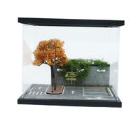 MagiDeal 1/64 Modèle Voiture Scène Diorama Rue Toile de Fond Panneau Accessoires Diorama Parking Décor pour Figurines Décoration Ornement