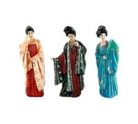 MagiDeal 1:87 Figurines Miniatures Chine Ancienne Poupée Statue Objets de Collection Décoration de Bureau Sculpture Chinoise pour Micro Paysages Mise En Page D, StyleA