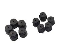 MagiDeal 10 Pcs Shrader Valve Retrofit R12 R134A AC Système Capuchon 13mm/16mm de Voiture Noir