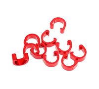 MagiDeal 10pcs Cyclisme VTT Vélo Câble C-Clips Boucles de Logement Gaine Guide de Guidage Frein Dérailleur - Rouge, 13x5mm