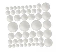 MagiDeal 2x Boules de Mousse Artisanales, Bricolage, Boules Lisses, Décorations pour Projets Scolaires, Ornements, Modélisation Domestique, Composition Florale