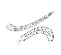 MagiDeal 2X Fashion Design French Curve Ruler Metric Clothing DIY Couture Ruler Tailor