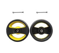 MagiDeal 2x roues de chariot pour bébé, accessoires de poussette en caoutchouc, pièces de rechange pour chariot pour animaux de compagnie, remplacement de, roue arrière