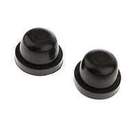 MagiDeal 2X Universel Caché LED Phare Cache-poussière Lumière Cap Étanche Poussière - 70mm