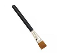 MagiDeal 2xSquare Fondation Brosse Cosmétiques Poils Synthétiques Brosse À Lisse Brosse de Maquillage Plat pour Émulsion, Noir, 4 pièces