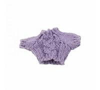 MagiDeal 3 Pièces Pendentif Poupée En Coton Poupée Miniature Pull Tricoté Accessoire Jouet Décor Suspendu Vêtements Mini pour Poupées 8cm Texture Douce Facile, 2 pièces