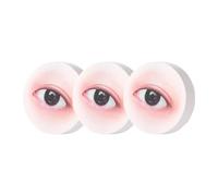MagiDeal 3PCS CHEH ÉPONGES pour LA PRATIQUE LASS SPONGE Multifinection Cosmetic Makeup Sponge for Supplies Training Salon Débutant, Marron et Noir