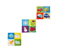 MagiDeal 3x Papiers de Soie Sensoriels pour Bébé Jouet Sensoriel Apprentissage Des Habiletés Motrices Doux Coloré Montessori Remplissage de Boîte de Mouchoirs, Modèle B