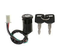 MagiDeal 4 Fils Contacteur D'allumage Baril Clé Pour 110cc-250cc Pit Quad Dirt Bike VTT ATV