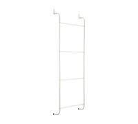 MagiDeal 4 niveaux au-dessus de la barre de serviette à porte serviette à porte serviette à échelle de serviette moderne Iron élégant derrière le, Blanc