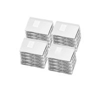 MagiDeal 400 feuilles de dissolvant pour vernis à ongles, outil de retrait doux pour la peau avec coussinets anti-peluches pré-attachés pour nail art