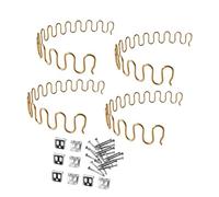 MagiDeal 4pcs Sofa Chaise Tolstery Spring Remplacement pour la réparation du canapé de meubles, avec des clips et vis, pour le ménage du canapé maison, 50cm