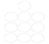 MagiDeal 4x 10pcs Temples Conseils Tubes Manchons de Lunettes Anti-allergie et Anti-dérapant En Plastique