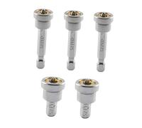 MagiDeal 5 embouts de tournevis de positionnement pour projets de bricolage, outil de pose de vis pour cloisons sèches robuste et compact pour plaques de