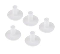 MagiDeal 5 Pièces Support Tee Para Golf en Caoutchouc Blanc pour Golf Practice Tee 54 x 35 mm