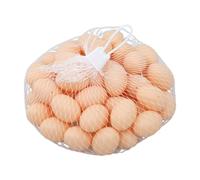 MagiDeal 50 œufs de Pâques factices, faux œufs de poule, à peindre soi-même, légers, pour des décorations de Pâques à faire soi-même, pour la maison ou les