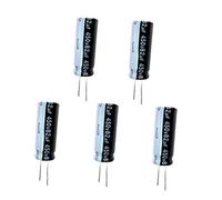 MagiDeal 5pcs Condensateurs en Feuille d'Aluminium Électrolytique Assortiment Kit Valeur 450V 82UF 40x16mm