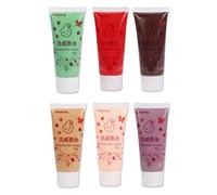 MagiDeal 6 Pcs Simulation Colle Ensemble DIY Téléphone Cas 50 Ml Argile Douce Décoration Cheveux Accessoires Crème Argile Colles pour Cheveux Ar, Modèle B