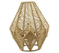 MagiDeal Abat-Jour en Rotin Tressé, Couvre-Lampe Intérieur Tissé Ombre de Lampe, Abat-Jour Décoratif Bohème en Corde de Papier Tressée pour Lampe Suspendue, pour Restaurant, Maison Ou Café