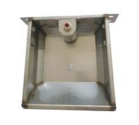 MagiDeal Abreuvoir Automatique pour Moutons, Distributeur d'eau pour bétail, Abreuvoir pour Animaux, en Acier Inoxydable pour Chiens et chèvres de Ferme, L 31cmx26cmx9.5cm