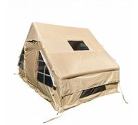MagiDeal Abri Gonflable Tente de Camping Cabane Air Pavillon Dôme Auvent Avant Montage Facile sans Étanchéité par Toit en Pente Circulation d'air Multiple, Array, 卡其色, 3-6人