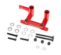 MagiDeal Accessoires D'assemblage de Direction de Voiture RC, élégants, Faciles à Installer, En Métal, Légers, Kit de Mise à Niveau de Maintenance de Rempl, Rouge