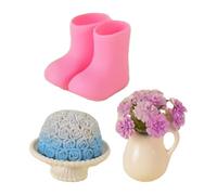 MagiDeal Accessoires pour maison de poupée, bottes de pluie, vase, pot, cadeau, fournitures de bricolage, figurines, jardin de fées, modèle miniature, jouets, Style C