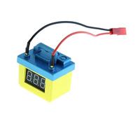 MagiDeal Alarme basse tension pour batterie LiPo, testeur et moniteur de batterie pour voiture RC Crawler 1/10, accessoires de mise à niveau portables