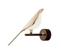 MagiDeal Applique Murale Oiseau, Lampe Murale Intérieur Chevet Appliques Murales Éclairage Mural LED Luminaires Muraux pour Escaliers Salon Couloir Salle de, Une lumière d'oiseau 3 couleurs