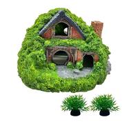 MagiDeal Aquarium Decor House Cave, Tank Hut Ornement, Petit Poisson Hideaway Creative Tank Ornement, Couche Double