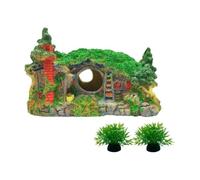 MagiDeal Aquarium Decor House Cave, Tank Hut Ornement, Petit Poisson Hideaway Creative Tank Ornement, Maison