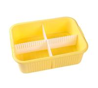MagiDeal Aquarium pour Tortues, Baignoire pour Tortues, Fournitures, boîte d'alimentation pour Reptiles, boîte de Reproduction Vivante pour Grenouilles, Jaune