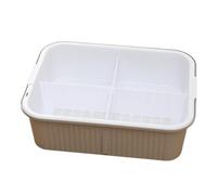MagiDeal Aquarium pour Tortues, Baignoire pour Tortues, Fournitures, boîte d'alimentation pour Reptiles, boîte de Reproduction Vivante pour Grenouilles, Blanc