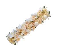 MagiDeal Arche Florale Romantique et réaliste, Arrangement Floral, arrière-Plan Photo pour réception de Mariage, décoration d'intérieur, Jaune