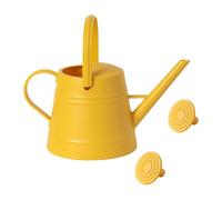 MagiDeal Arrosoir de 1 Gallon, Grand arrosoir, poignée Confortable et épaisse pour Fleurs et Plantes de Jardin, avec 2 têtes d'arrosage Amovibles, Jaune