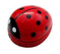MagiDeal Aspirateur de Bureau Mignon, balayeuse de poussière de Table sans Fil en Forme de Coccinelle, collecteur de poussière de Table pour la Maison et Le, Rouge