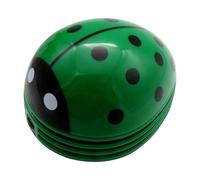 MagiDeal Aspirateur de Bureau Mignon, balayeuse de poussière de Table sans Fil en Forme de Coccinelle, collecteur de poussière de Table pour la Maison et Le, Vert